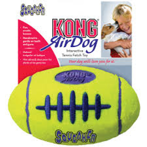 KONG Air Squeaker Football (Large) 發聲美式足球狗玩具 (L)